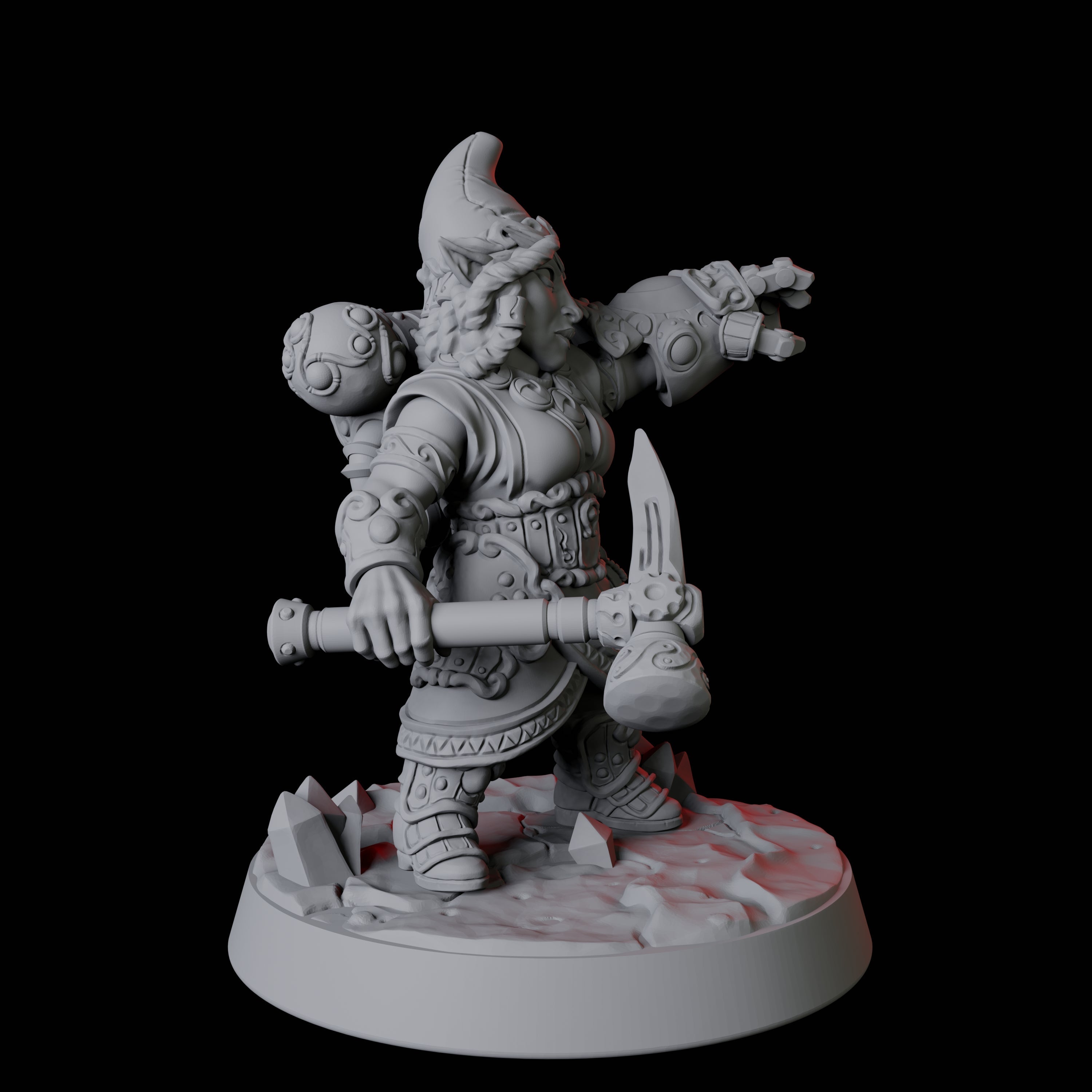 Deep Gnome Artificer D Miniature for Dungeons and Dragons, Pathfinder or other TTRPGs