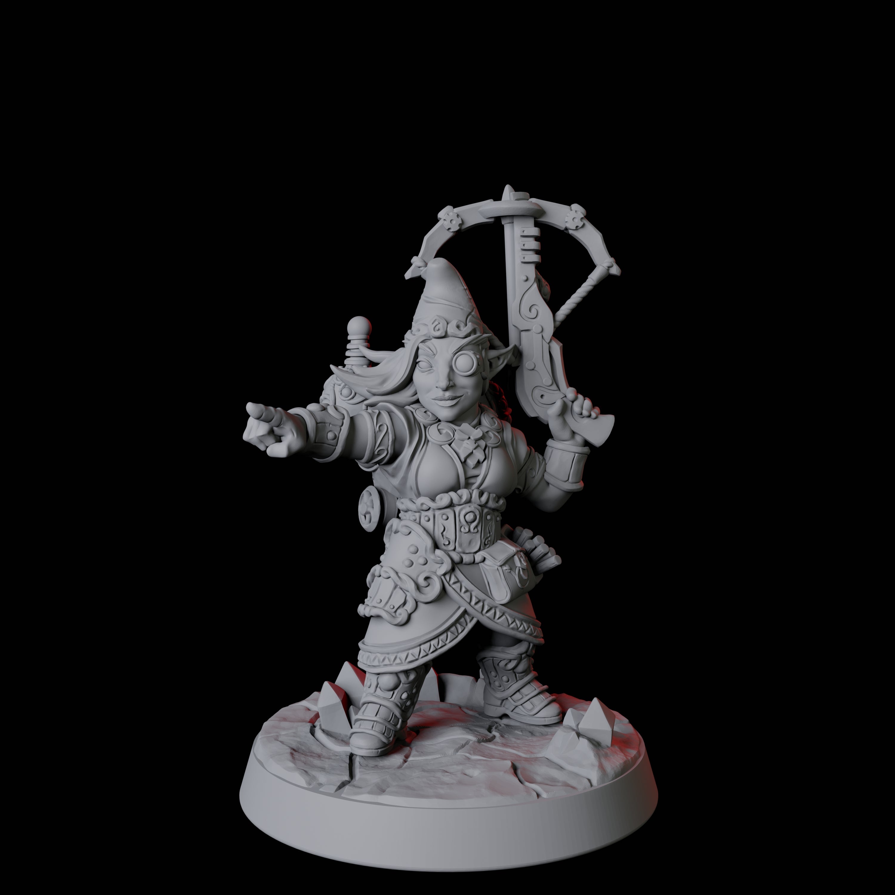 Deep Gnome Artificer E Miniature for Dungeons and Dragons, Pathfinder or other TTRPGs