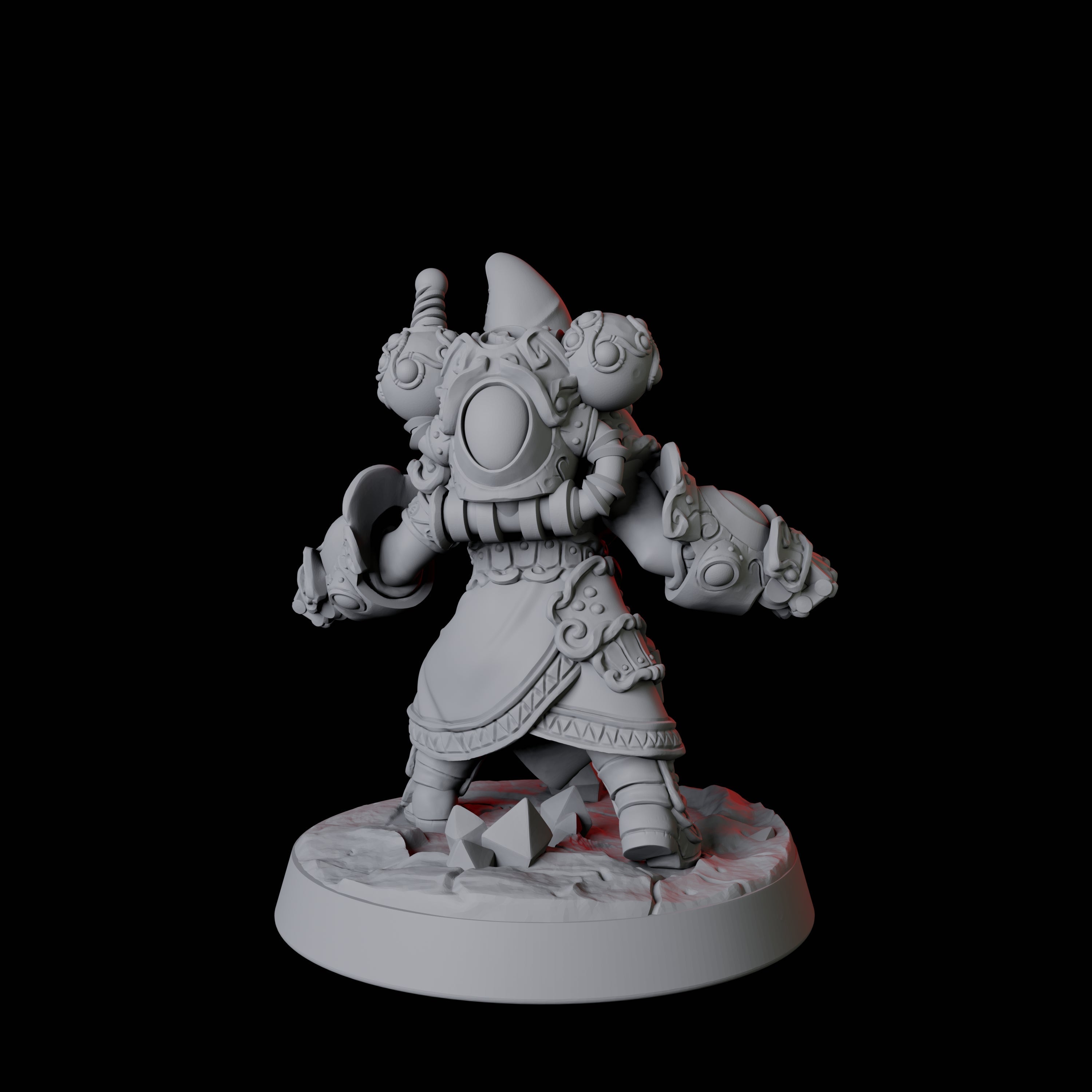 Deep Gnome Artificer F Miniature for Dungeons and Dragons, Pathfinder or other TTRPGs