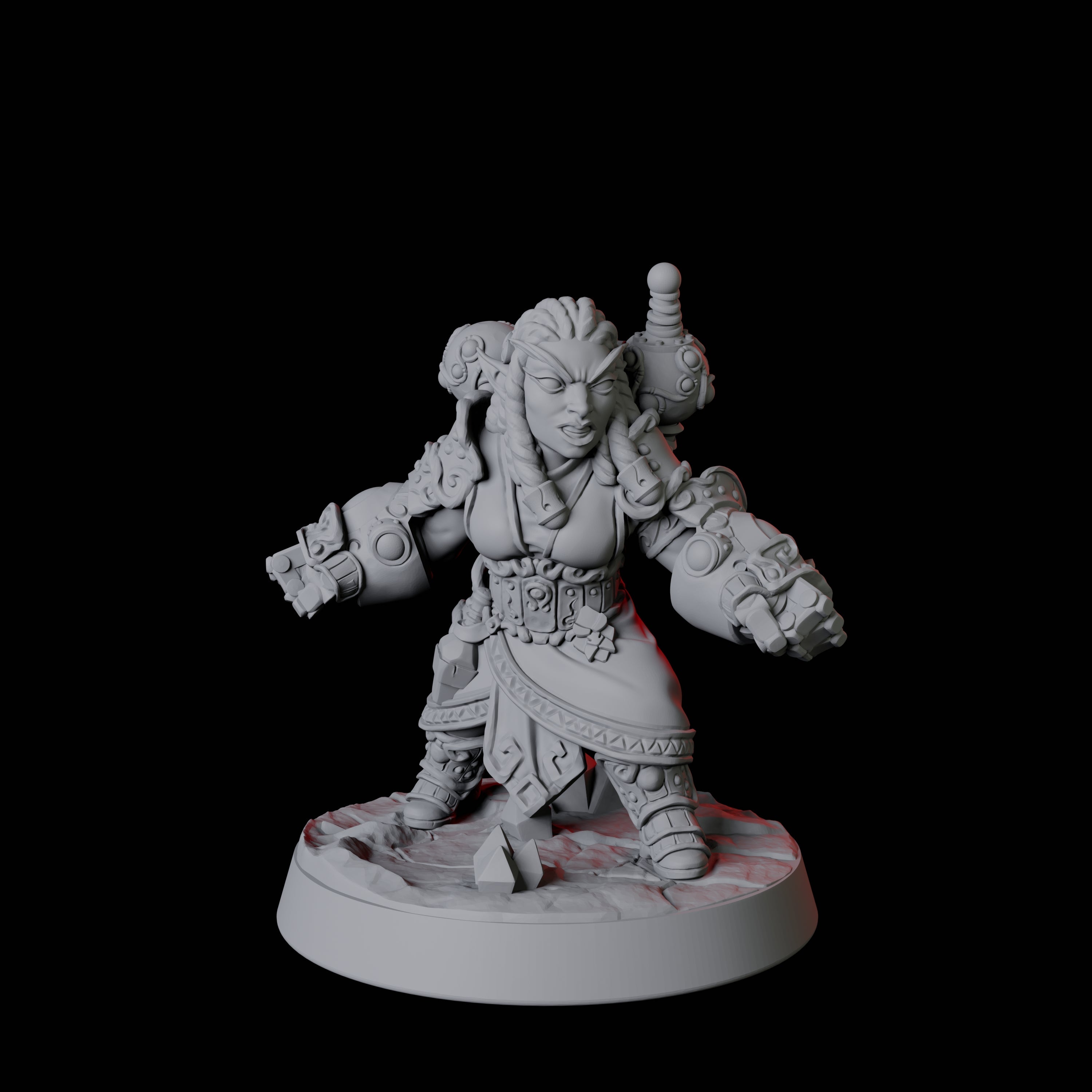 Deep Gnome Artificer F Miniature for Dungeons and Dragons, Pathfinder or other TTRPGs