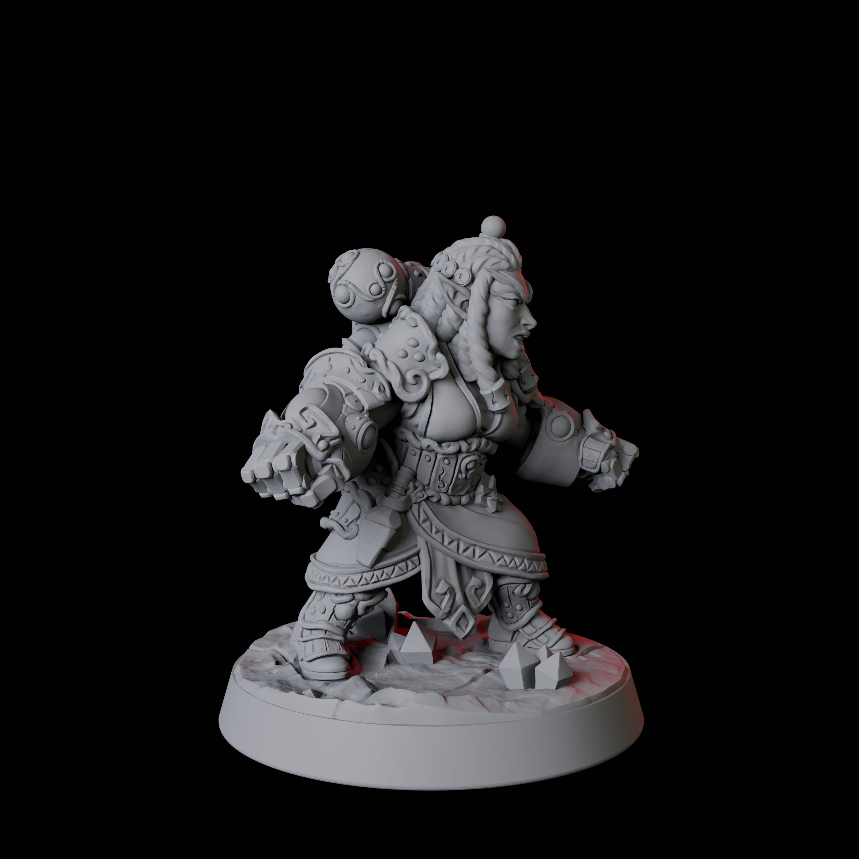 Deep Gnome Artificer F Miniature for Dungeons and Dragons, Pathfinder or other TTRPGs