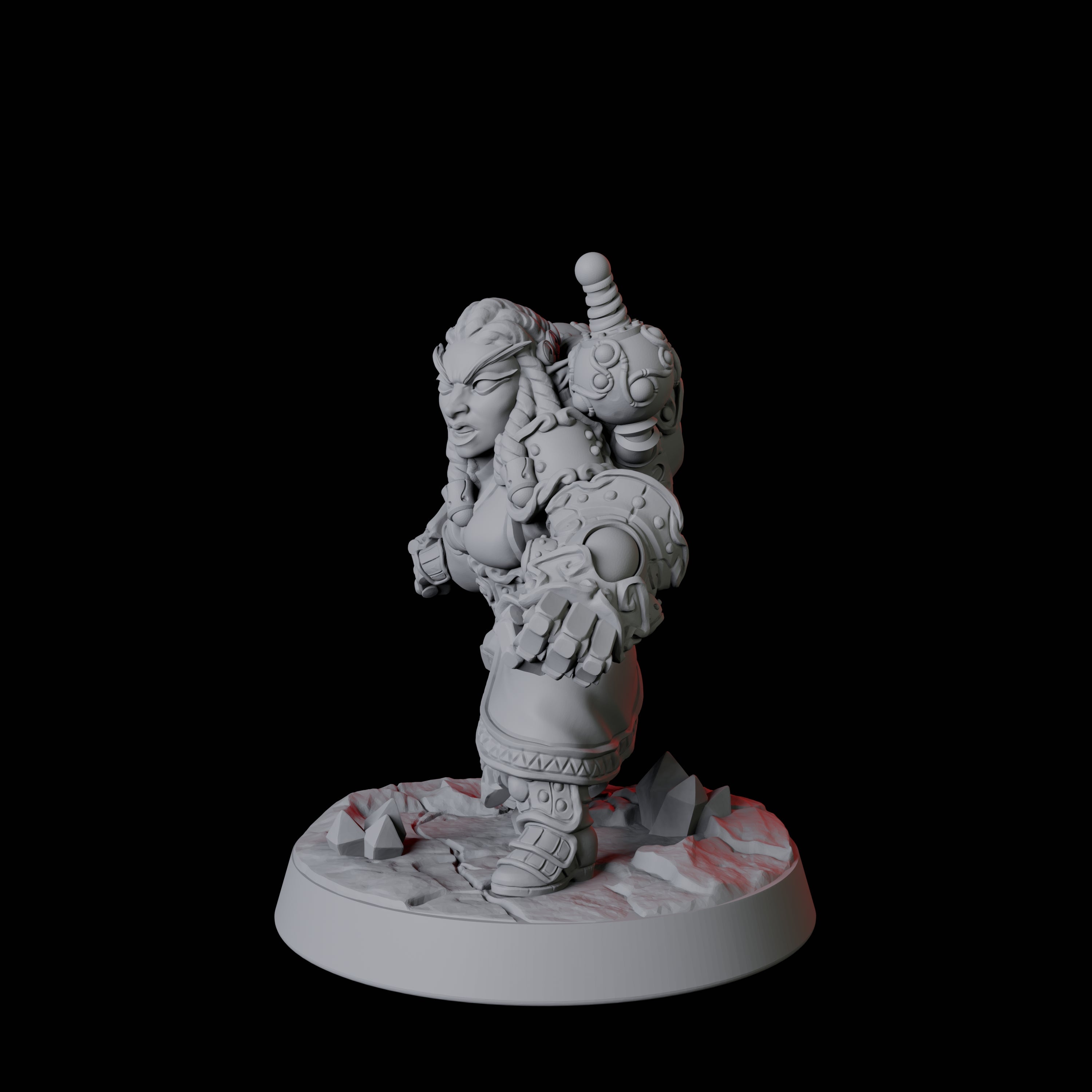 Deep Gnome Artificer F Miniature for Dungeons and Dragons, Pathfinder or other TTRPGs