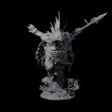 Deep One Shaman Miniature for Dungeons and Dragons, Pathfinder or other TTRPGs