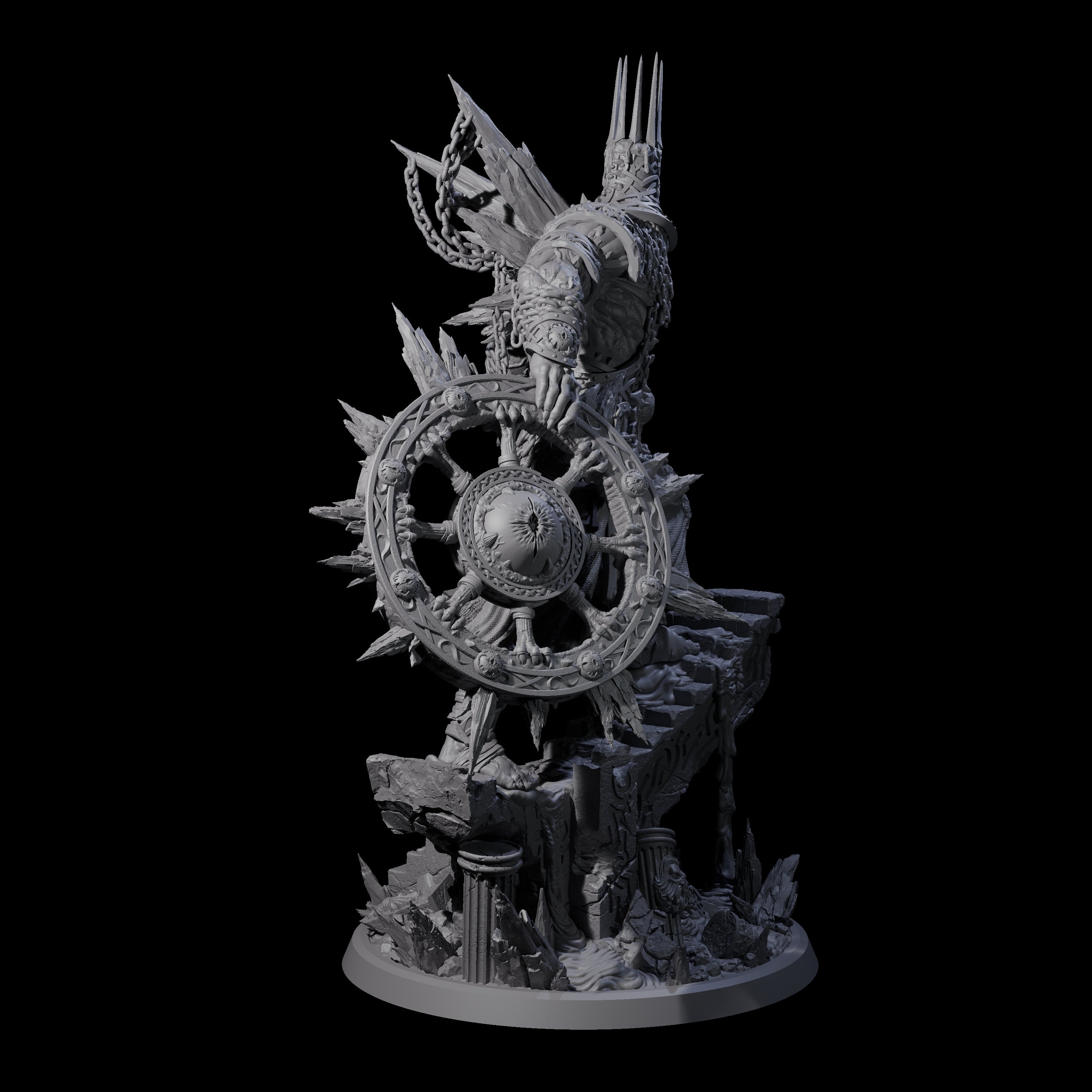 Deep Sea Demon General Miniature for Dungeons and Dragons, Pathfinder or other TTRPGs