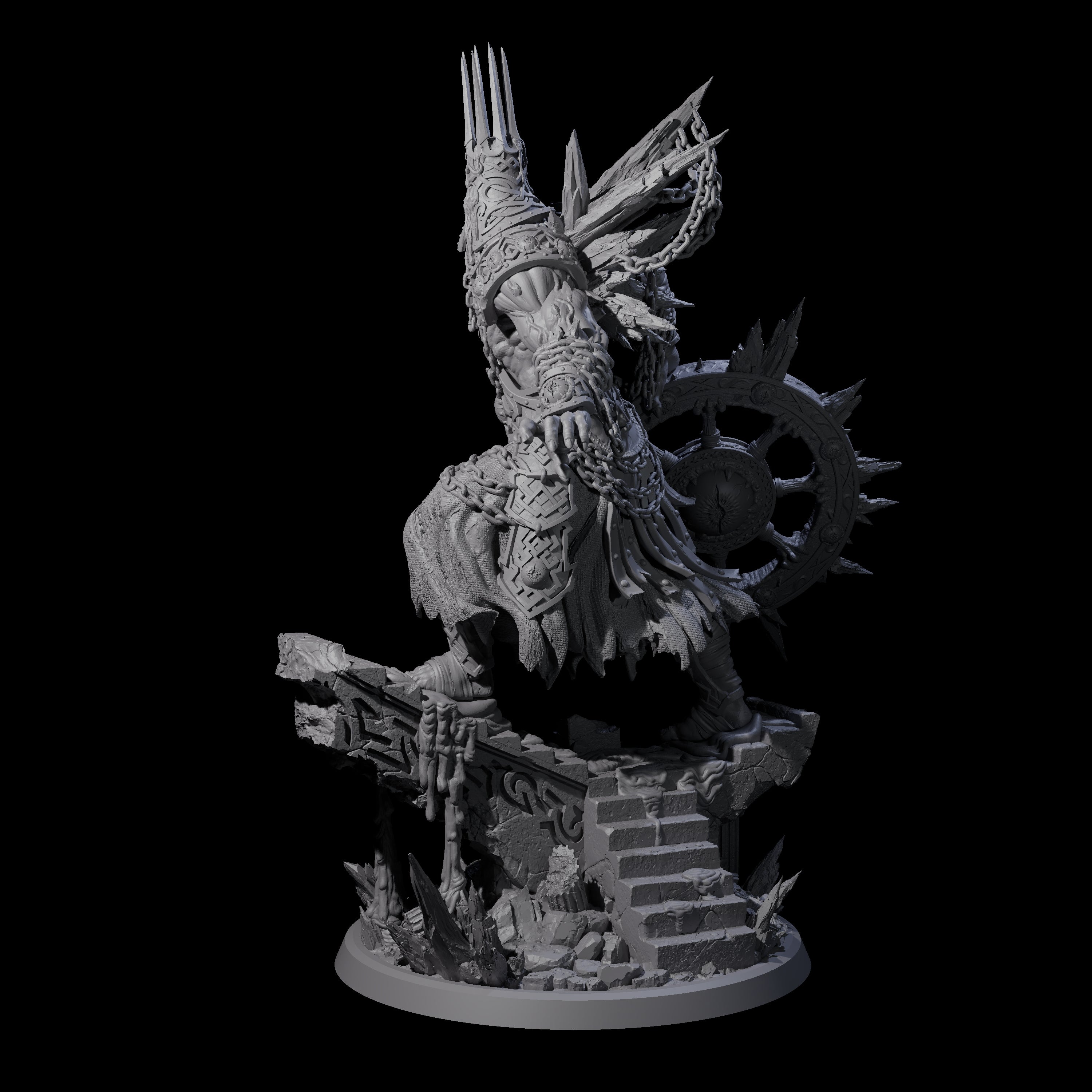 Deep Sea Demon General Miniature for Dungeons and Dragons, Pathfinder or other TTRPGs