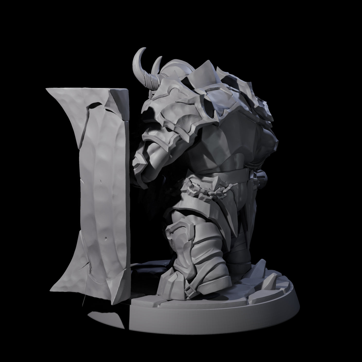 Deepcrust Dwarf A Miniature for Dungeons and Dragons, Pathfinder or other TTRPGs