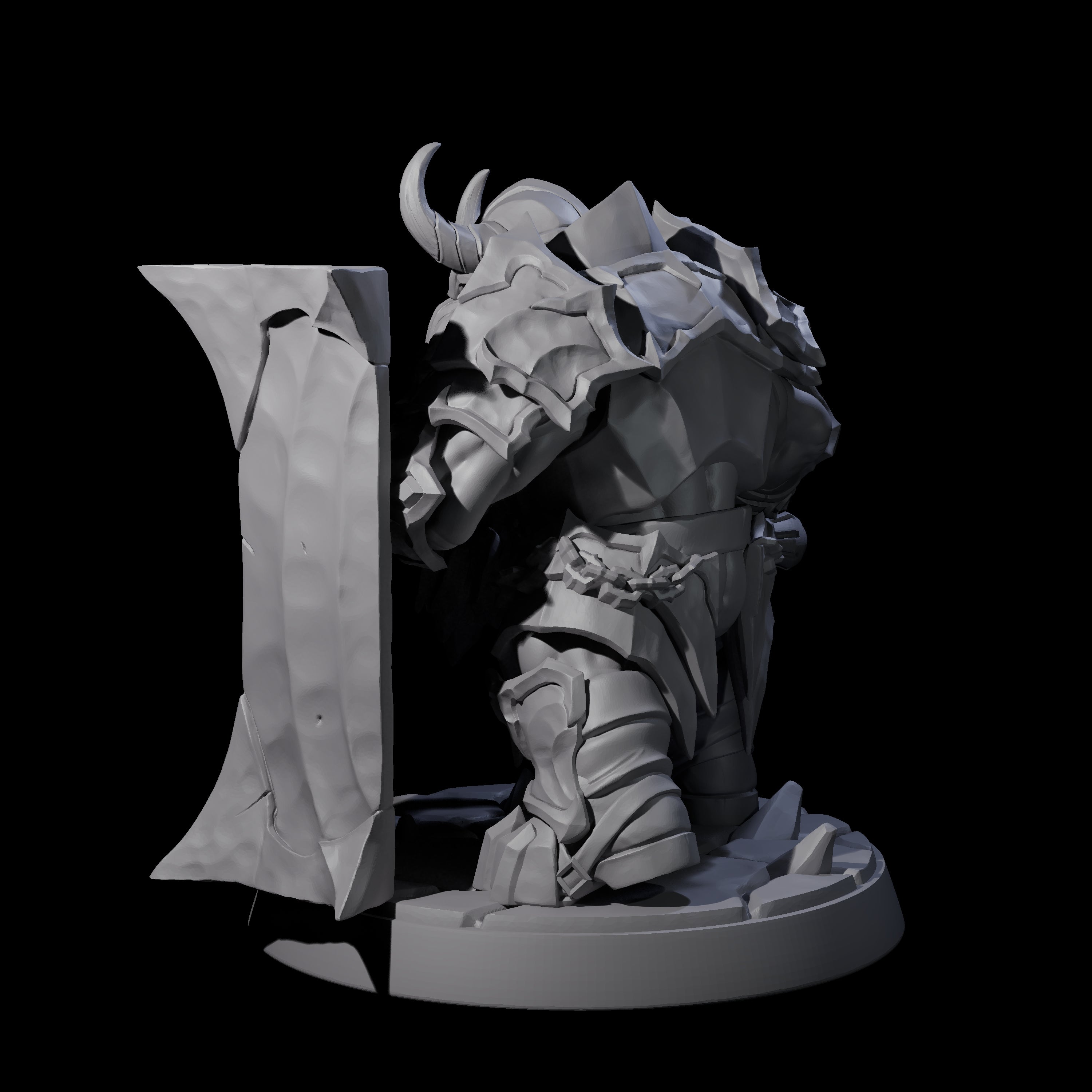 Deepcrust Dwarf A Miniature for Dungeons and Dragons, Pathfinder or other TTRPGs