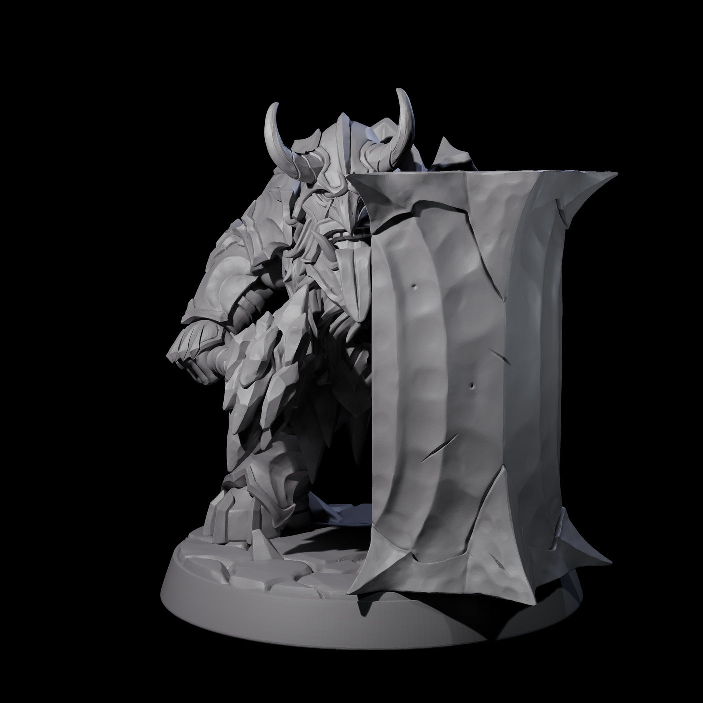 Deepcrust Dwarf A Miniature for Dungeons and Dragons, Pathfinder or other TTRPGs