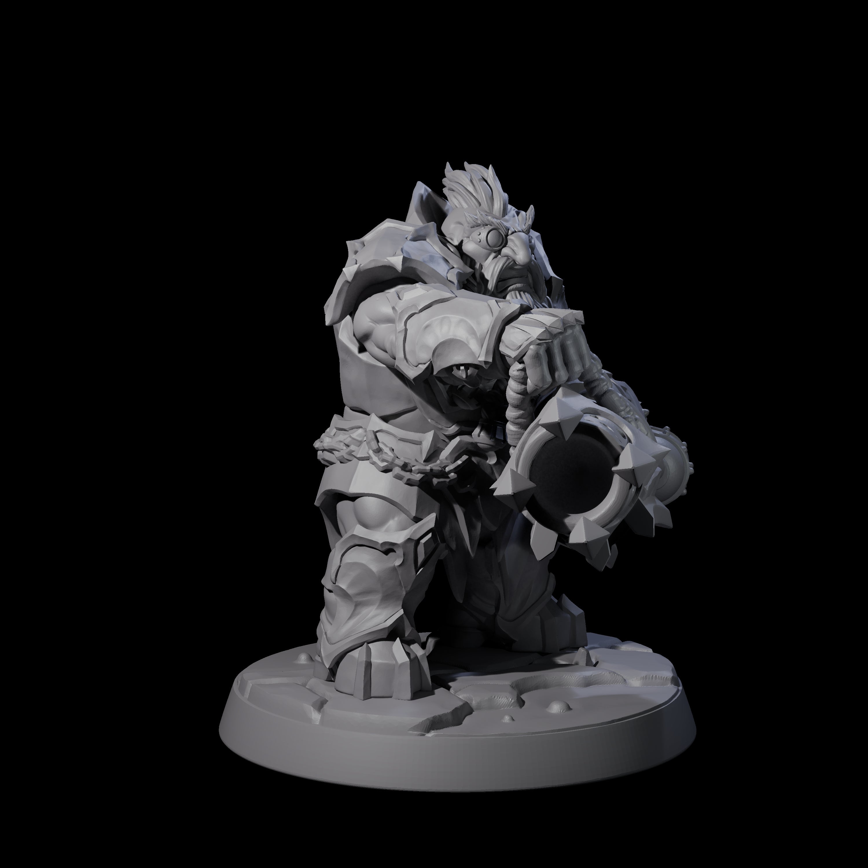Deepcrust Dwarf D Miniature for Dungeons and Dragons, Pathfinder or other TTRPGs