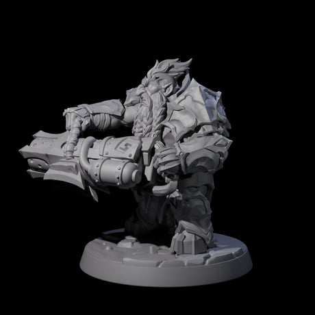 Deepcrust Dwarf D Miniature for Dungeons and Dragons, Pathfinder or other TTRPGs