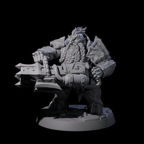 Deepcrust Dwarf D Miniature for Dungeons and Dragons, Pathfinder or other TTRPGs