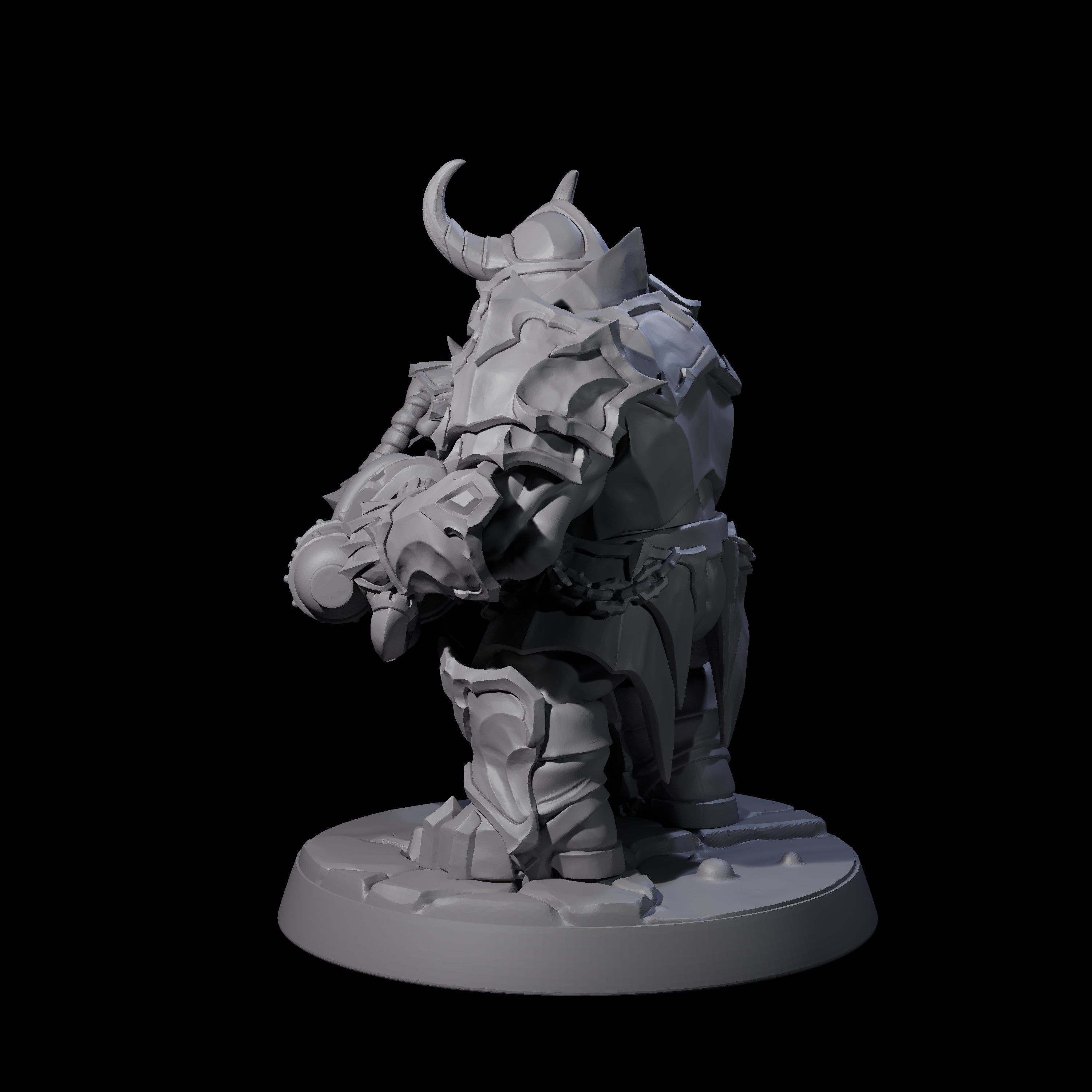 Deepcrust Dwarf D Miniature for Dungeons and Dragons, Pathfinder or other TTRPGs