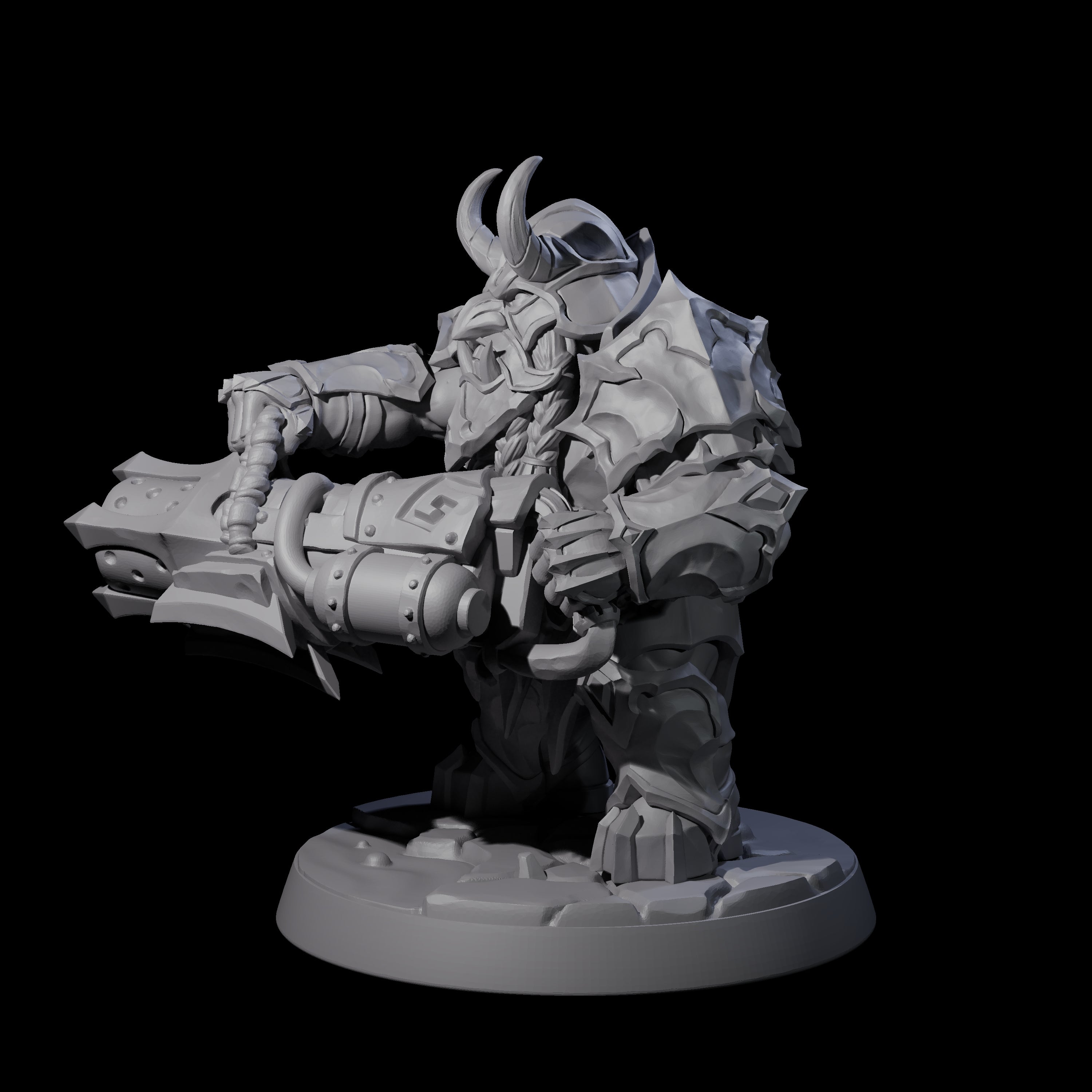 Deepcrust Dwarf D Miniature for Dungeons and Dragons, Pathfinder or other TTRPGs
