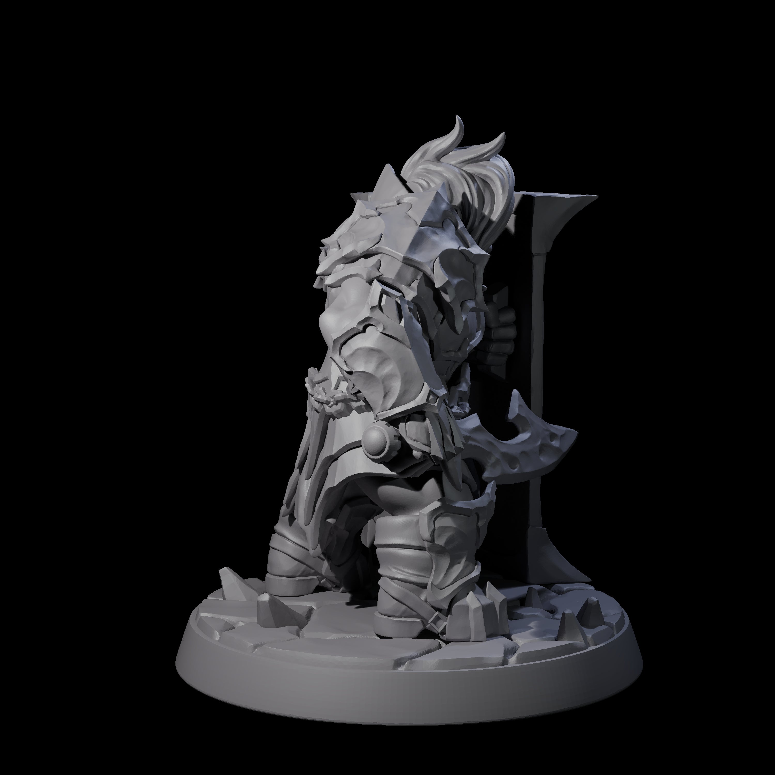 Deepcrust Dwarf E Miniature for Dungeons and Dragons, Pathfinder or other TTRPGs