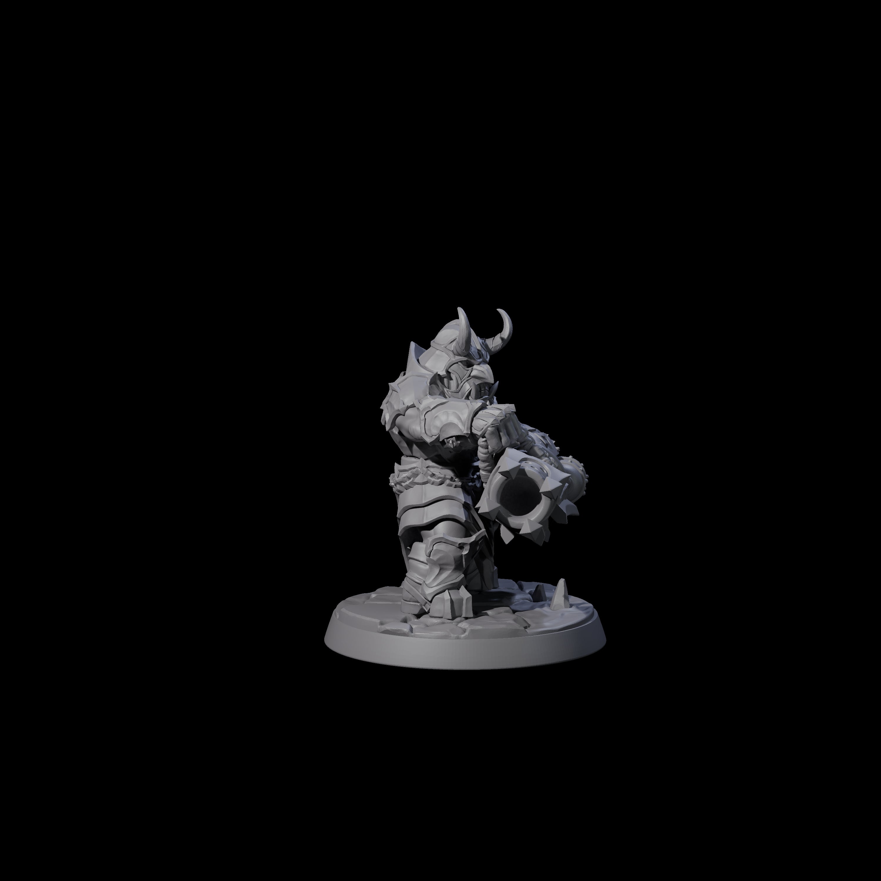 Deepcrust Dwarf F Miniature for Dungeons and Dragons, Pathfinder or other TTRPGs