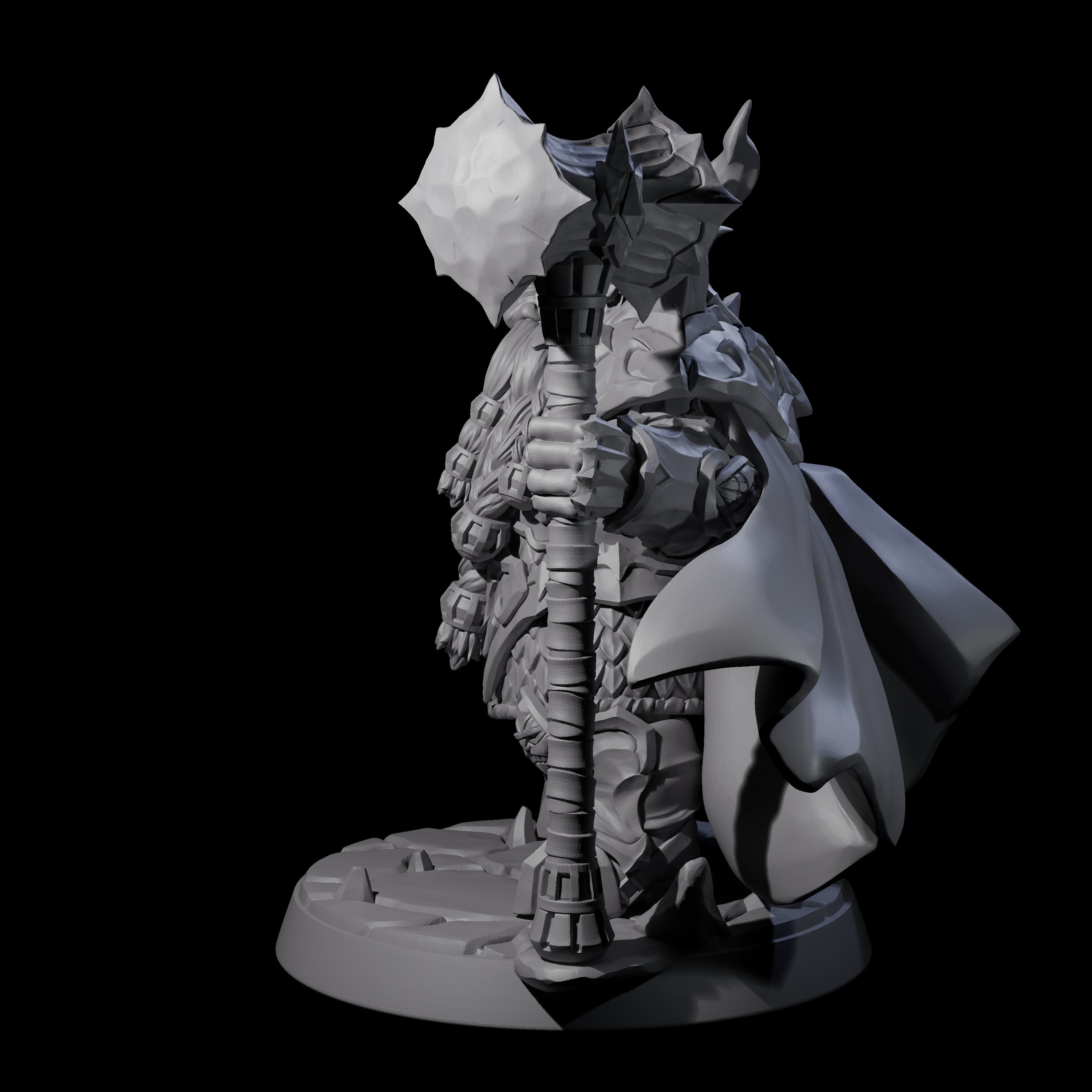 Deepcrust Dwaven King Miniature for Dungeons and Dragons, Pathfinder or other TTRPGs