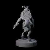 Defiant Goatfolk Fighter A Miniature for Dungeons and Dragons, Pathfinder or other TTRPGs
