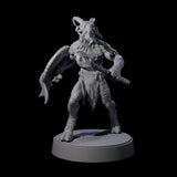 Defiant Goatfolk Fighter C Miniature for Dungeons and Dragons, Pathfinder or other TTRPGs