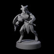 Defiant Goatfolk Fighter C Miniature for Dungeons and Dragons, Pathfinder or other TTRPGs