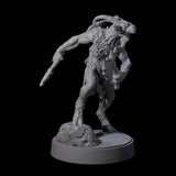 Defiant Goatfolk Fighter F Miniature for Dungeons and Dragons, Pathfinder or other TTRPGs