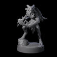 Defiant Goatfolk Fighter F Miniature for Dungeons and Dragons, Pathfinder or other TTRPGs
