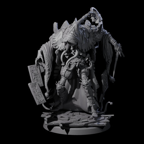 Deformed Mind Flayer Arcanist A Miniature for Dungeons and Dragons, Pathfinder or other TTRPGs