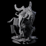 Deformed Mind Flayer Arcanist B Miniature for Dungeons and Dragons, Pathfinder or other TTRPGs