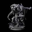 Deformed Mind Flayer Arcanist C Miniature for Dungeons and Dragons, Pathfinder or other TTRPGs
