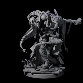 Deformed Mind Flayer Arcanist C Miniature for Dungeons and Dragons, Pathfinder or other TTRPGs