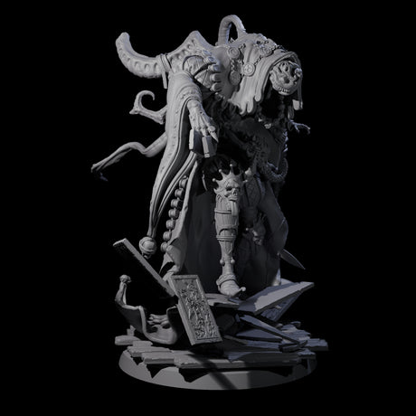 Deformed Mind Flayer Arcanist D Miniature for Dungeons and Dragons, Pathfinder or other TTRPGs