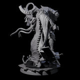 Deformed Mind Flayer Arcanist D Miniature for Dungeons and Dragons, Pathfinder or other TTRPGs