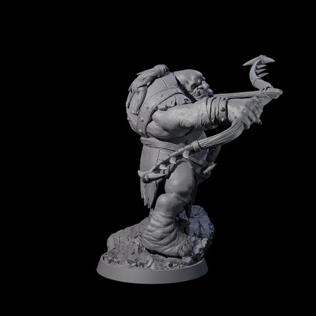 Deformed Ogre A Miniature for Dungeons and Dragons, Pathfinder or other TTRPGs