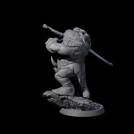 Deformed Ogre A Miniature for Dungeons and Dragons, Pathfinder or other TTRPGs