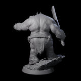 Deformed Ogre B Miniature for Dungeons and Dragons, Pathfinder or other TTRPGs