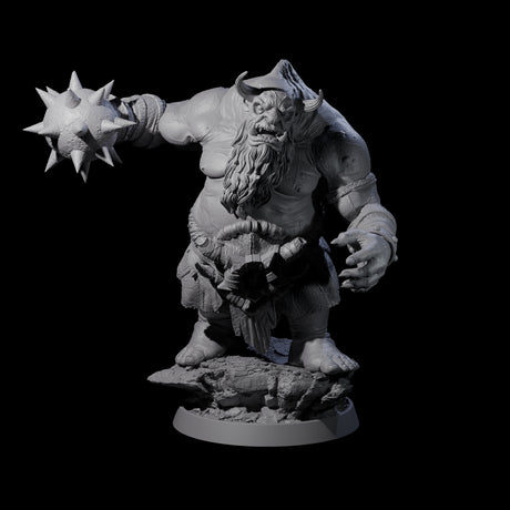 Deformed Ogre D Miniature for Dungeons and Dragons, Pathfinder or other TTRPGs