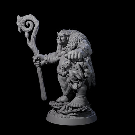 Deformed Ogre E Miniature for Dungeons and Dragons, Pathfinder or other TTRPGs