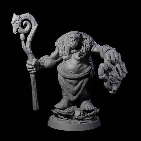 Deformed Ogre E Miniature for Dungeons and Dragons, Pathfinder or other TTRPGs