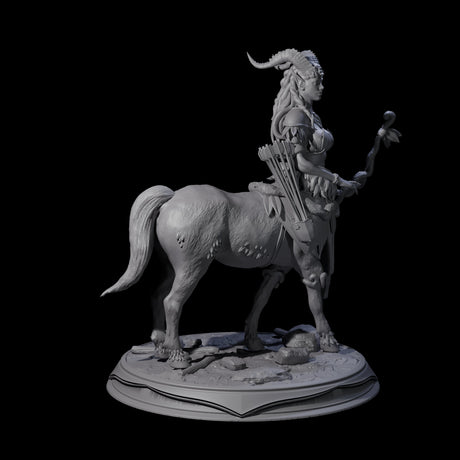 Delicate Forest Centaur Hunter Miniature for Dungeons and Dragons, Pathfinder or other TTRPGs
