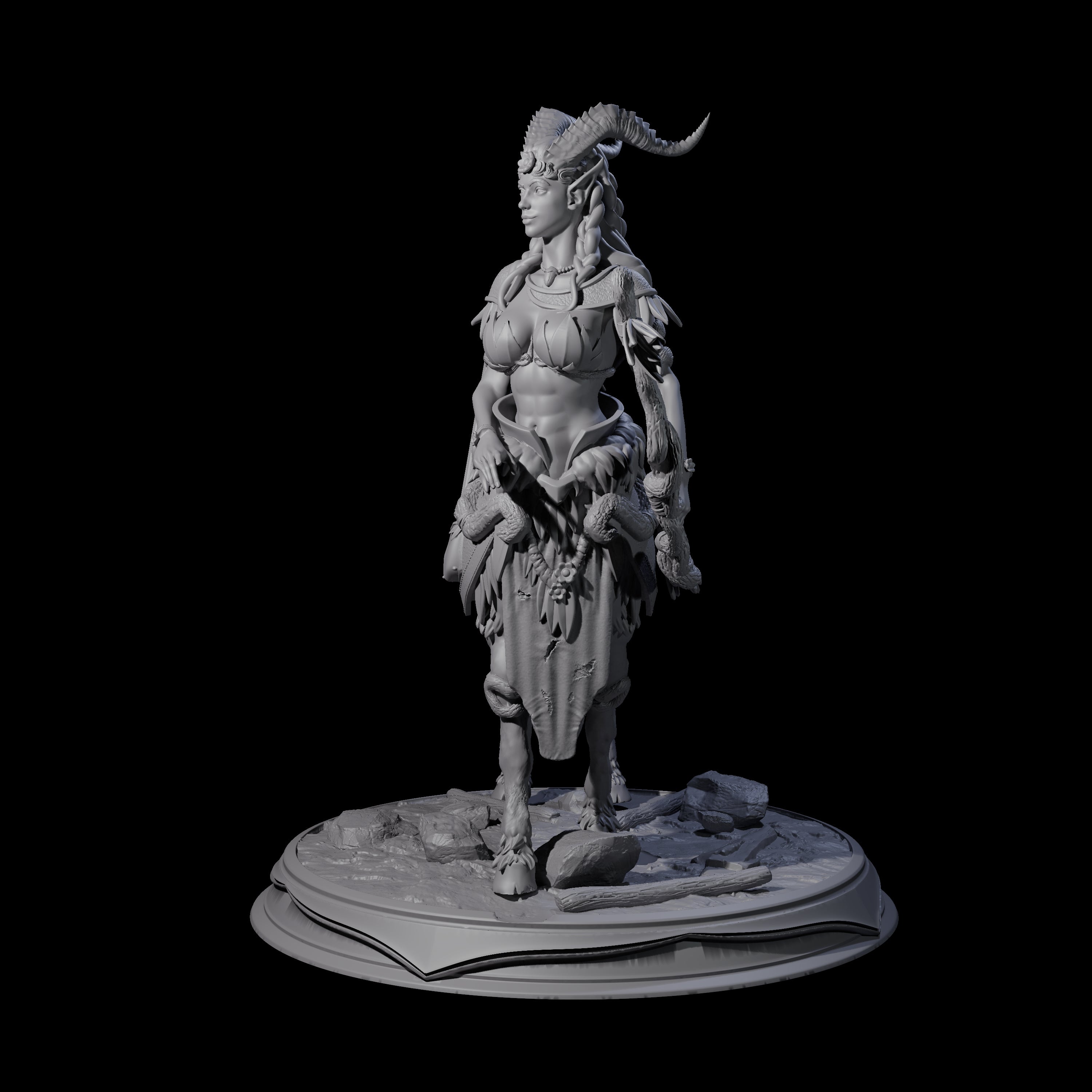 Delicate Forest Centaur Hunter Miniature for Dungeons and Dragons, Pathfinder or other TTRPGs