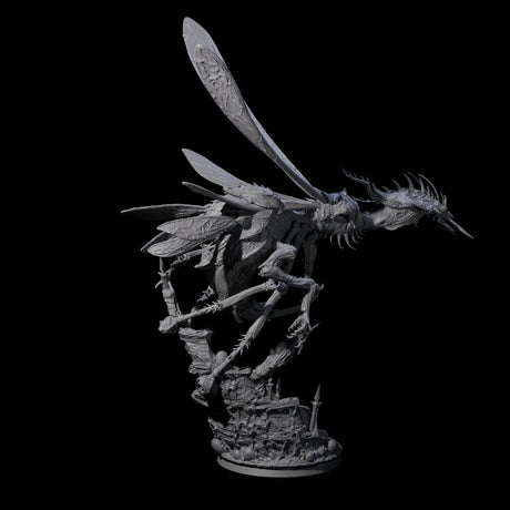 Demon Wasp Titan Miniature for Dungeons and Dragons, Pathfinder or other TTRPGs