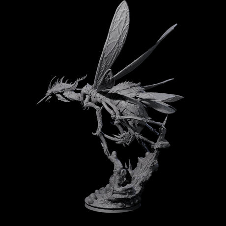 Demon Wasp Titan Miniature for Dungeons and Dragons, Pathfinder or other TTRPGs