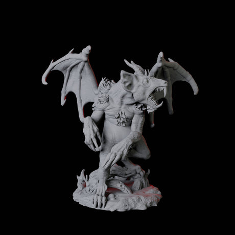 Demonic Rat B Miniature for Dungeons and Dragons, Pathfinder or other TTRPGs