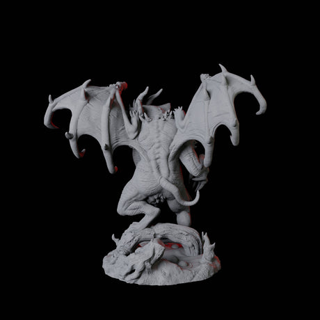 Demonic Rat B Miniature for Dungeons and Dragons, Pathfinder or other TTRPGs