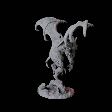 Demonic Rat D Miniature for Dungeons and Dragons, Pathfinder or other TTRPGs