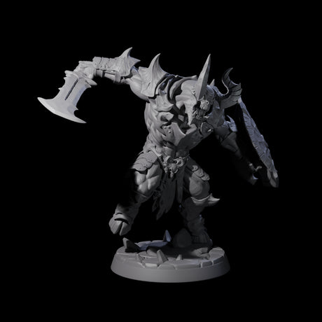Demonic Ravager A Miniature for Dungeons and Dragons, Pathfinder or other TTRPGs