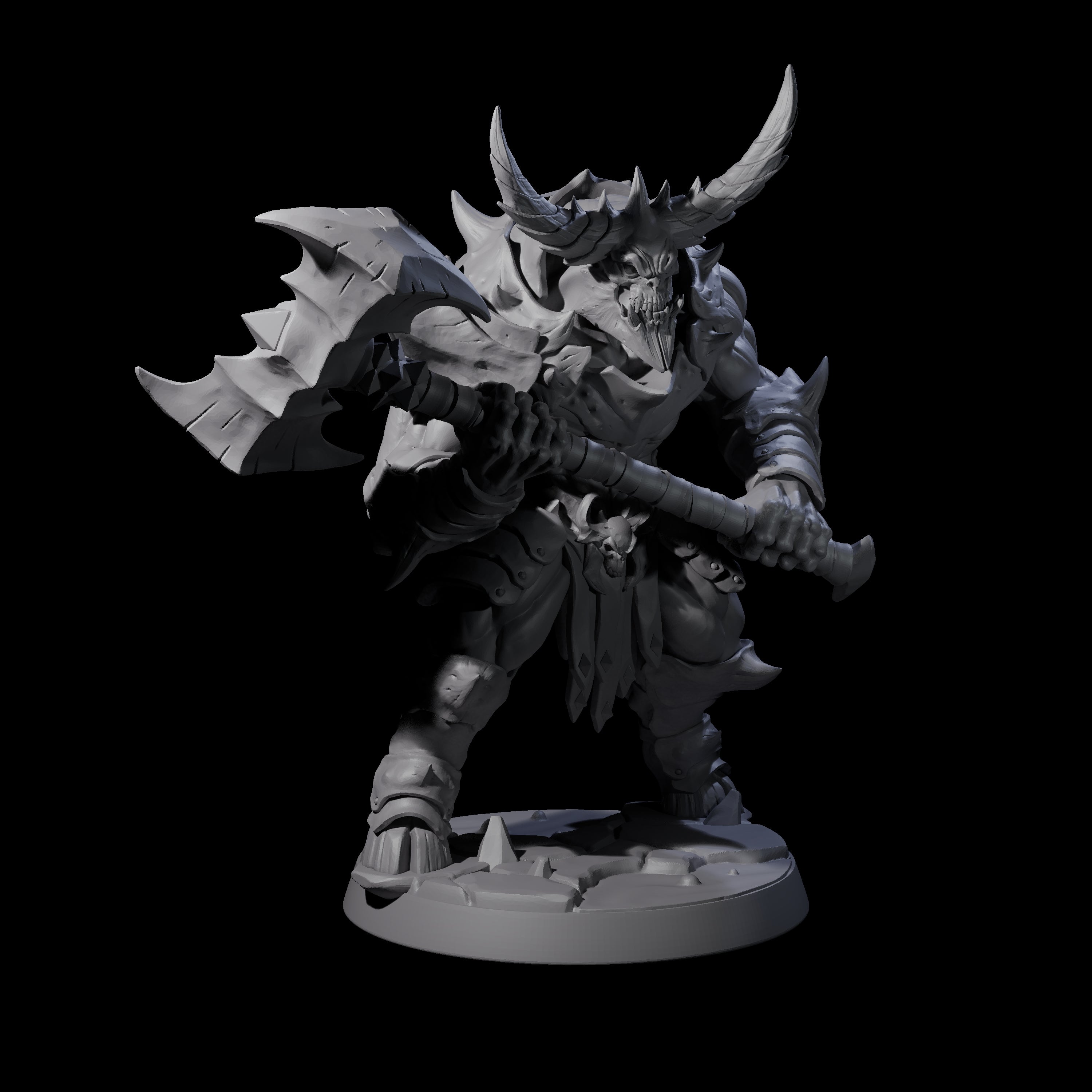 Demonic Ravager B Miniature for Dungeons and Dragons, Pathfinder or other TTRPGs