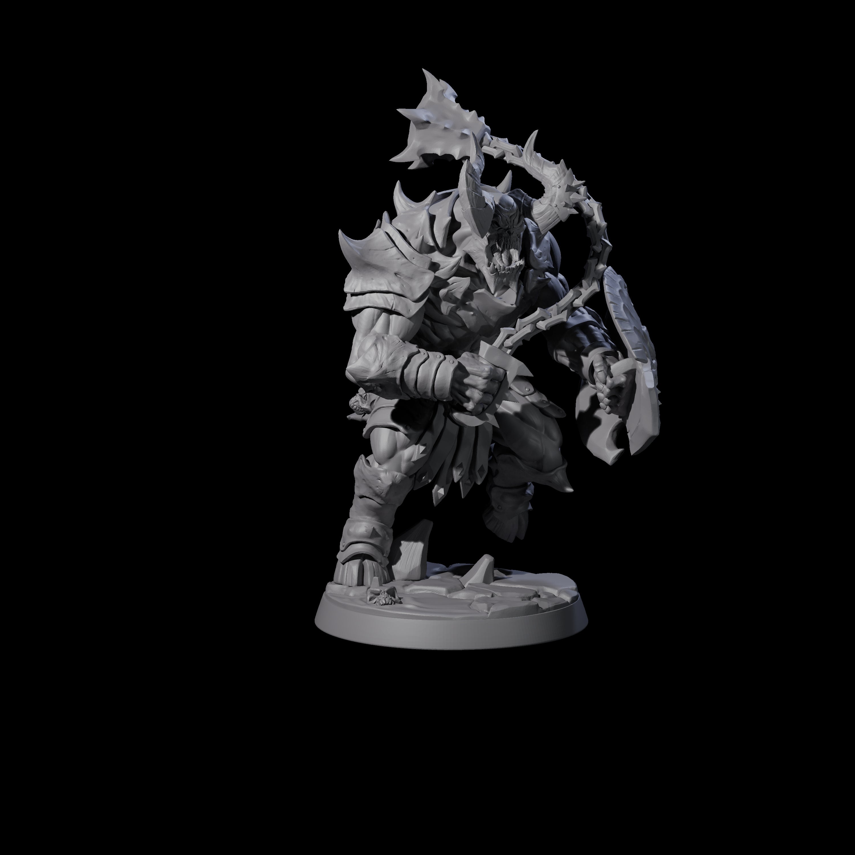 Demonic Ravager C Miniature for Dungeons and Dragons, Pathfinder or other TTRPGs