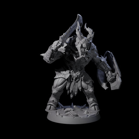 Demonic Ravager D Miniature for Dungeons and Dragons, Pathfinder or other TTRPGs