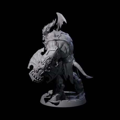 Demonic Ravager D Miniature for Dungeons and Dragons, Pathfinder or other TTRPGs