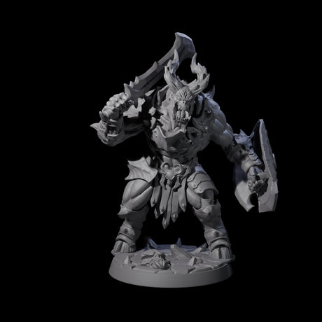 Demonic Ravager D Miniature for Dungeons and Dragons, Pathfinder or other TTRPGs
